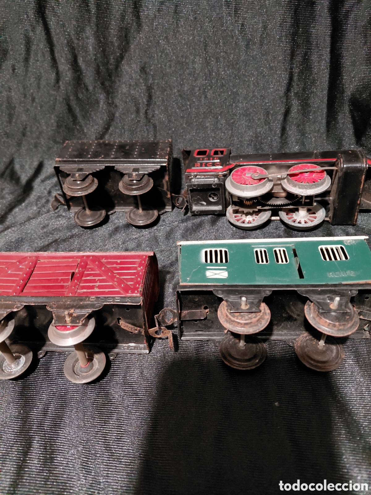Trenes escala: Lote de tren y dos vagones - Foto 2