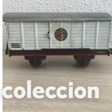 Trenes escala: Vag&oacute;n Pay&aacute; blanco mercanc&iacute;as