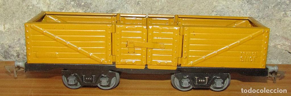 Trenes escala: ANTIGUO VAGON JEP - ESCALA 0 - HOJALATA