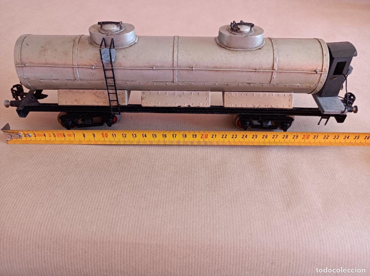 Trenes escala: VAG&Oacute;N CISTERNA ESCALA 0 POSIBLE FABRICANTE MANAMO