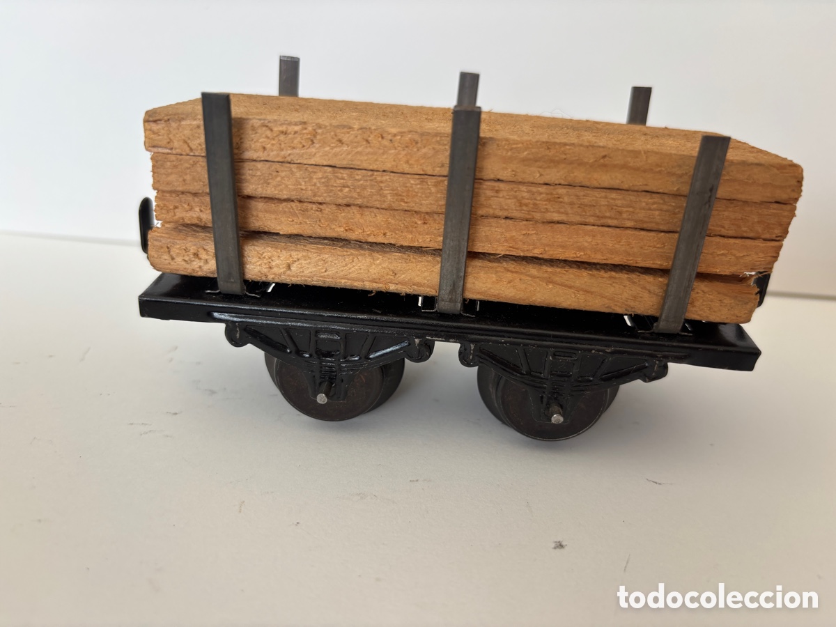 Trenes escala: Vag&oacute;n escala 0 porta madera - Foto 5