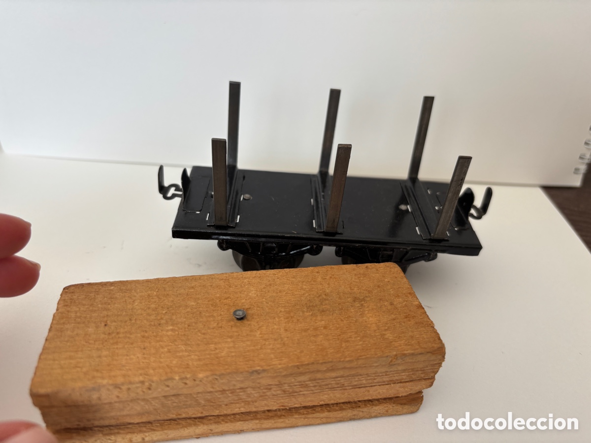 Trenes escala: Vag&oacute;n escala 0 porta madera - Foto 6