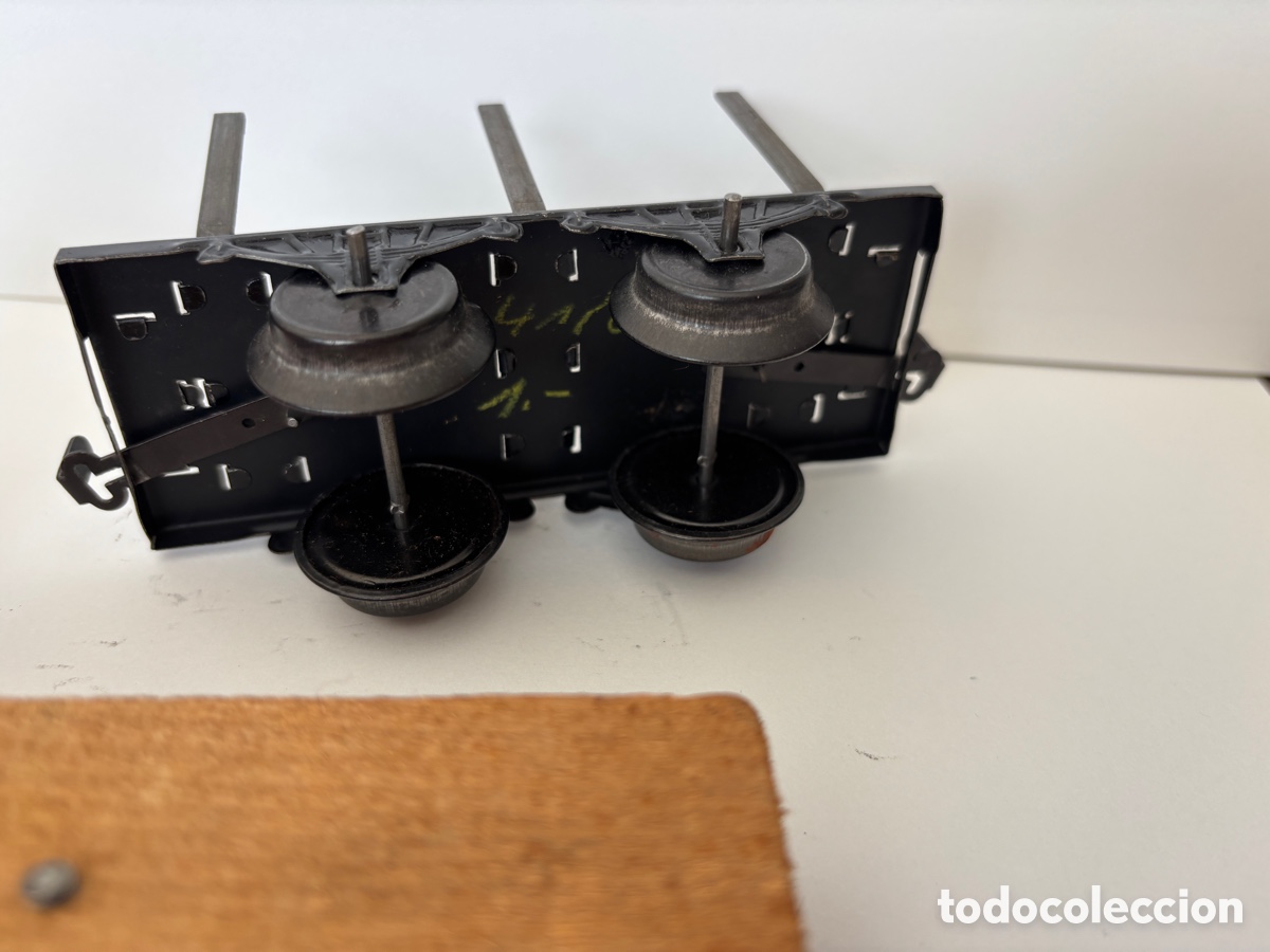 Trenes escala: Vag&oacute;n escala 0 porta madera - Foto 7