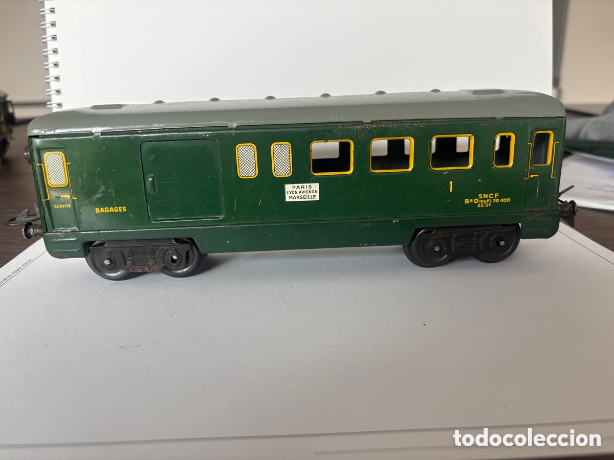 Trenes escala: Vag&oacute;n escala 0 Hornby Meccano