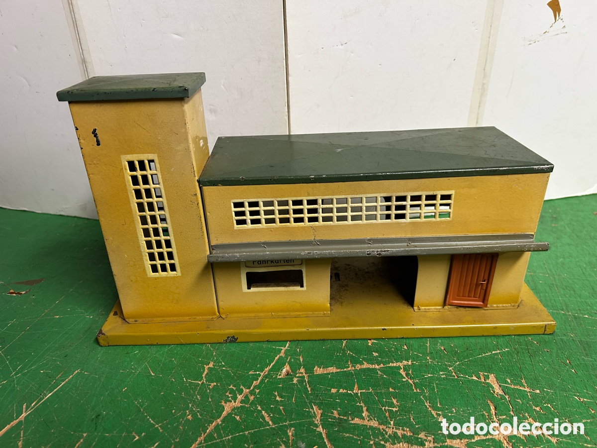 Trenes escala: MARKLIN ESTACION CHAPA SCALA 0 A&Ntilde;OS 50