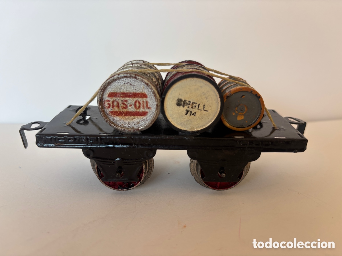 Trenes escala: Vag&oacute;n Rico bidones escala 0