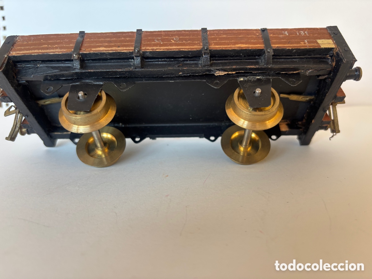 Trenes escala: Vag&oacute;n escala 0 de madera - Foto 6