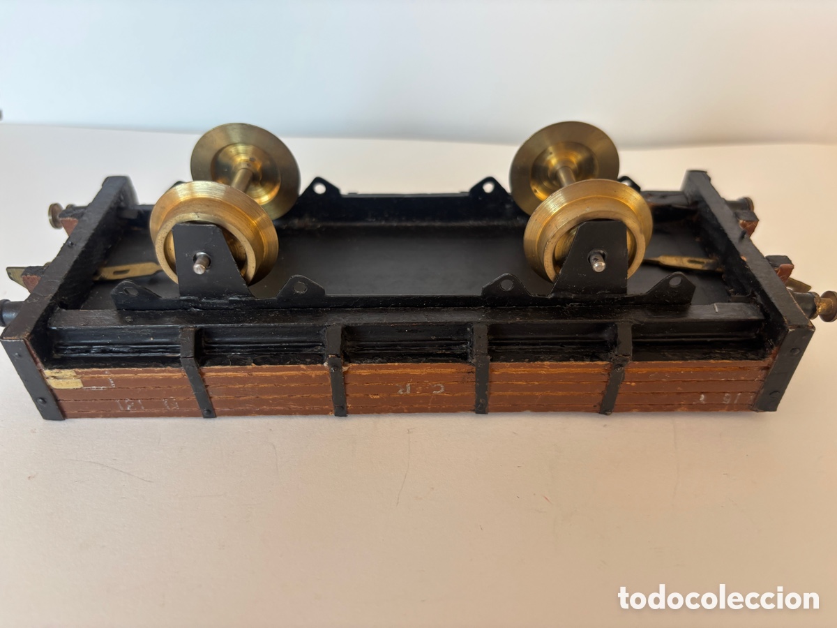 Trenes escala: Vag&oacute;n escala 0 de madera - Foto 8