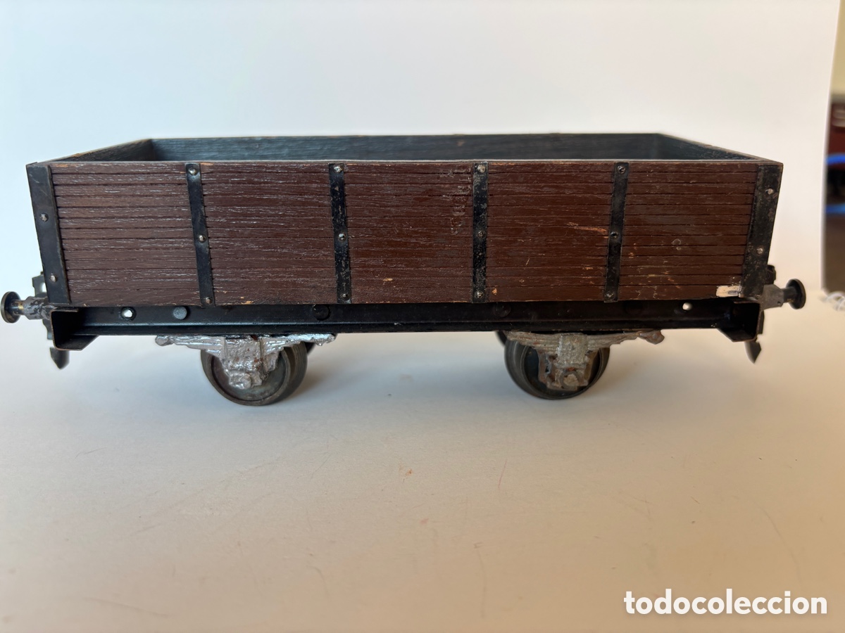 Trenes escala: Vag&oacute;n de madera escala 0 - Foto 5