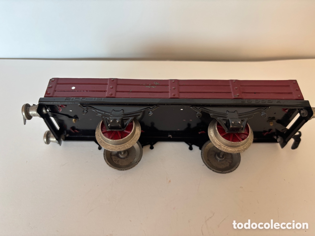 Trenes escala: Vag&oacute;n de carga Rico escala 0 - Foto 8