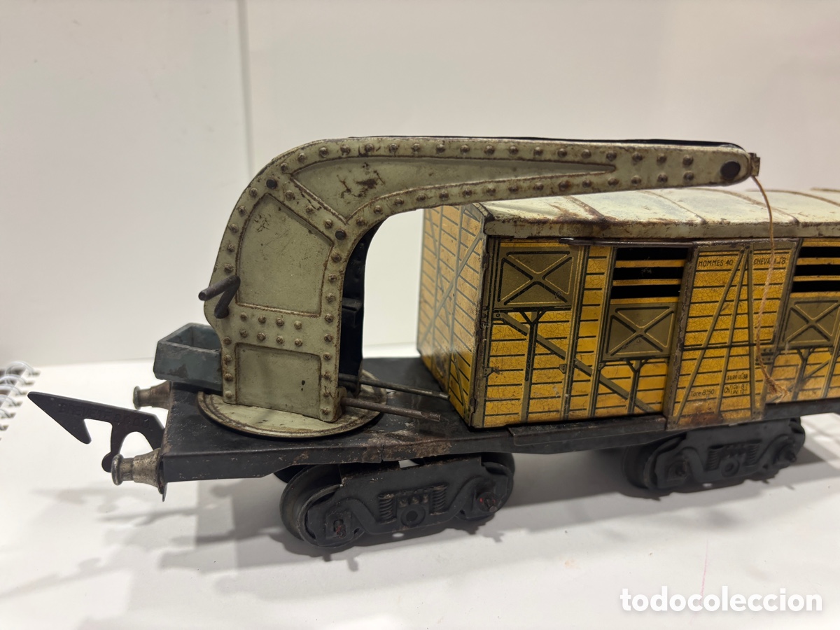 Trenes escala: Vag&oacute;n gr&uacute;a JEP escala 0 - Foto 2