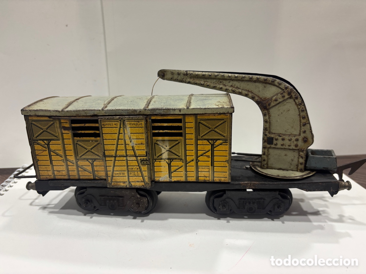 Trenes escala: Vag&oacute;n gr&uacute;a JEP escala 0 - Foto 6