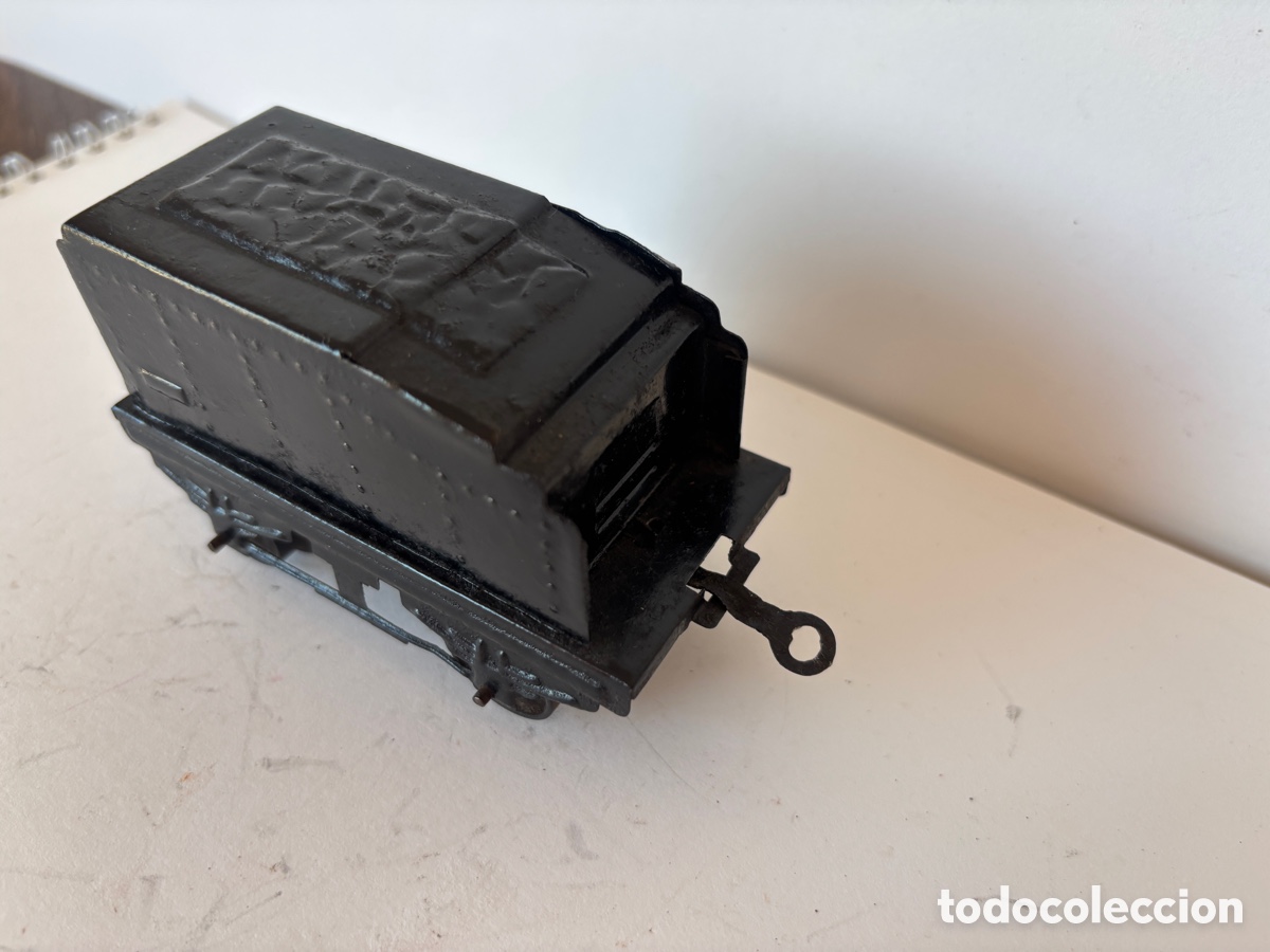 Trenes escala: Tender lata negro escala 0 - Foto 2