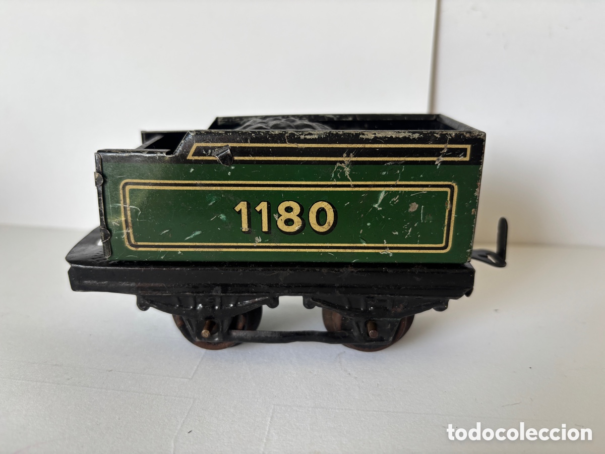 Trenes escala: Tender verde 1180 escala 0
