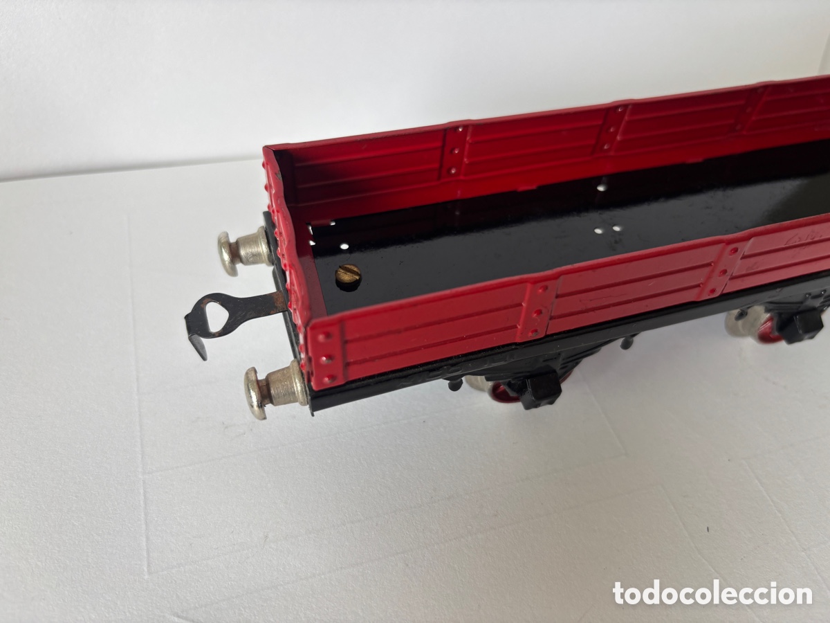 Trenes escala: Vag&oacute;n Rico rojo escala 0 - Foto 2