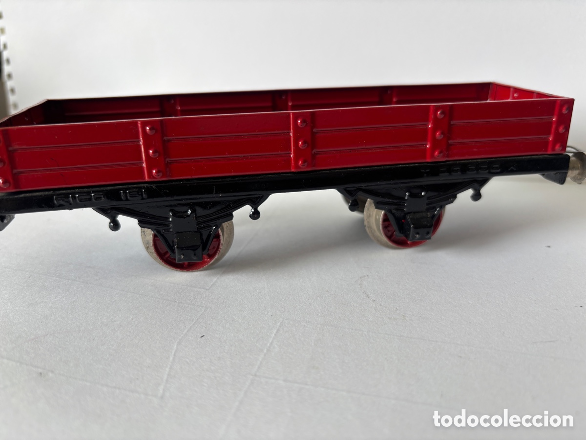 Trenes escala: Vag&oacute;n Rico rojo escala 0 - Foto 5