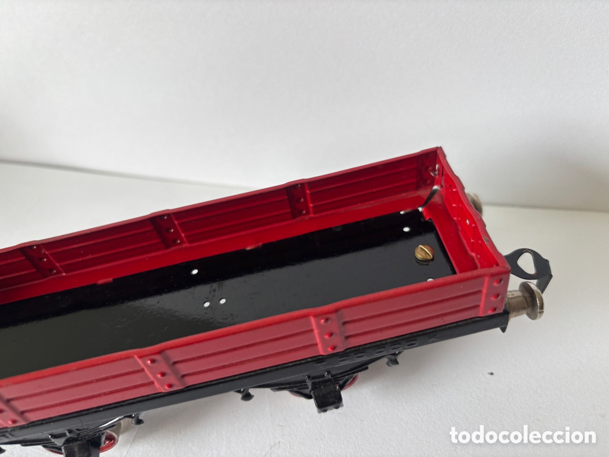 Trenes escala: Vag&oacute;n Rico rojo escala 0 - Foto 6
