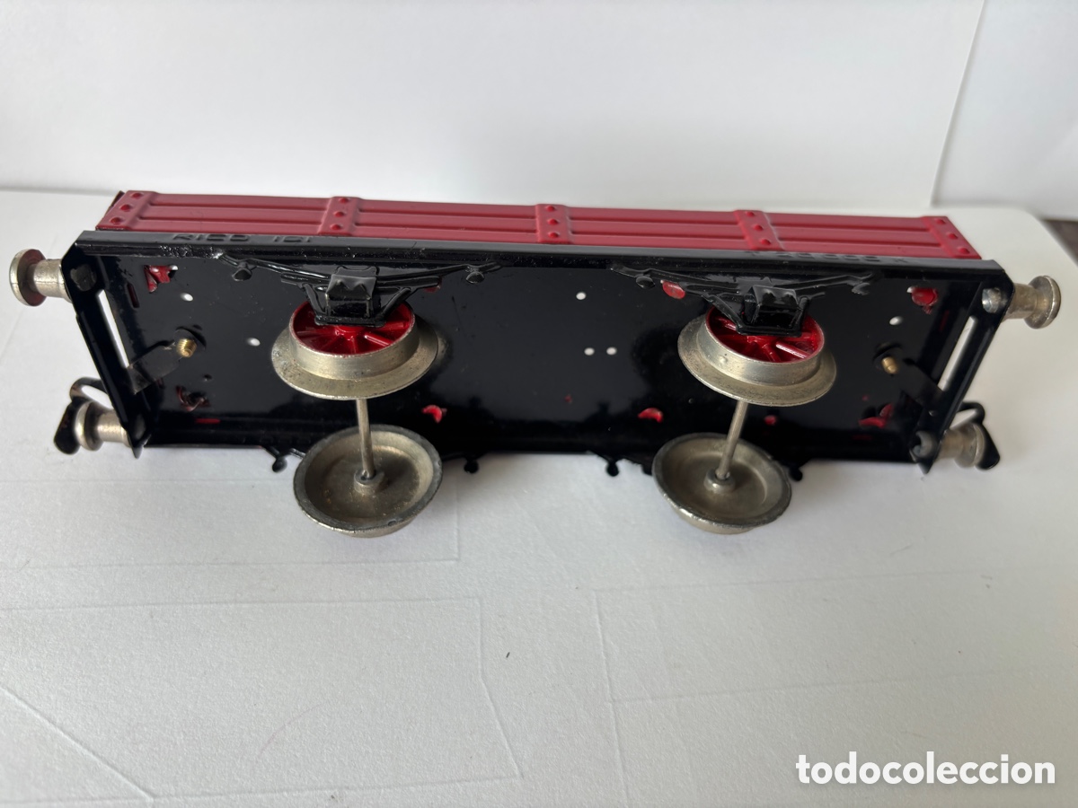 Trenes escala: Vag&oacute;n Rico rojo escala 0 - Foto 7