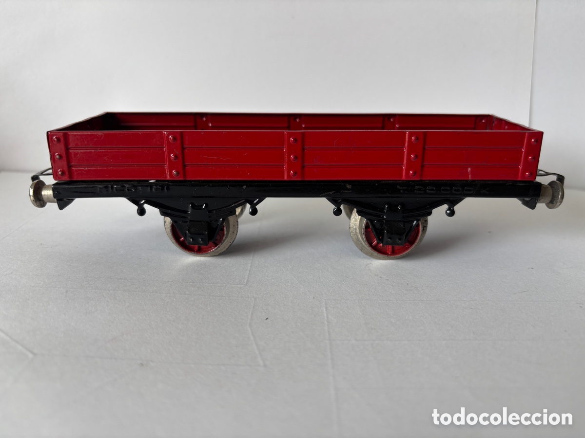 Trenes escala: Vag&oacute;n Rico rojo escala 0