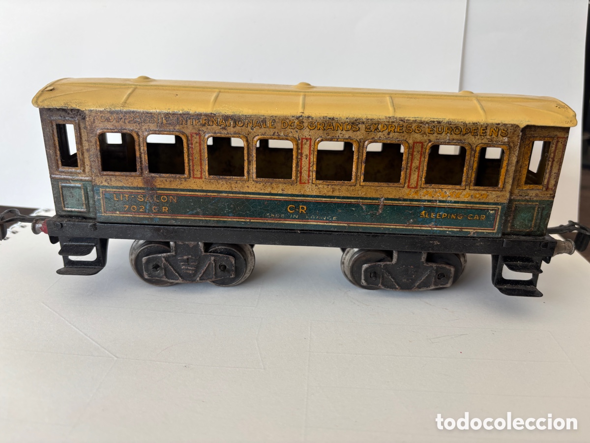 Trenes escala: Vag&oacute;n antiguo franc&eacute;s escala 0 - Foto 5
