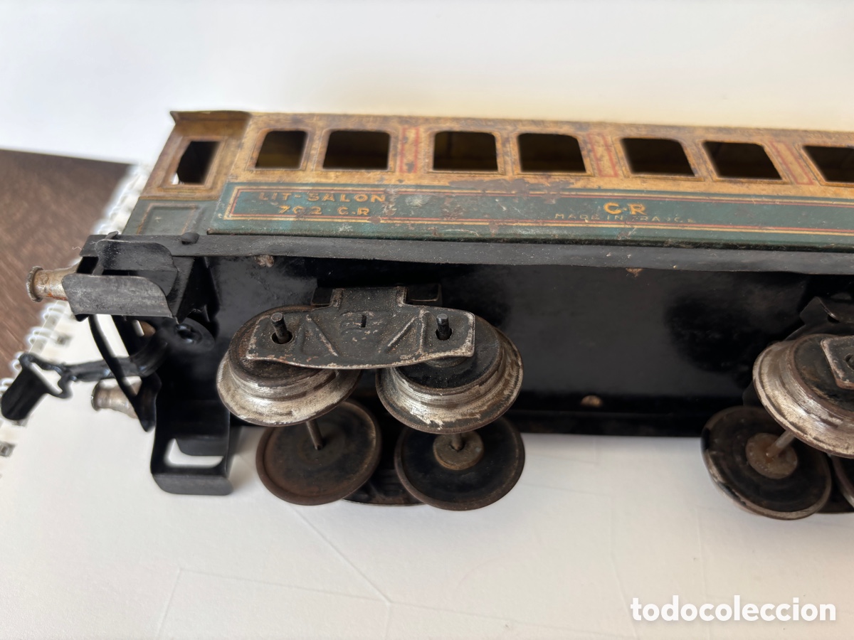 Trenes escala: Vag&oacute;n antiguo franc&eacute;s escala 0 - Foto 8