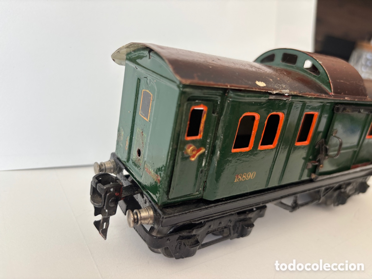 Trenes escala: Vag&oacute;n Marklin repintado escala 0 - Foto 2