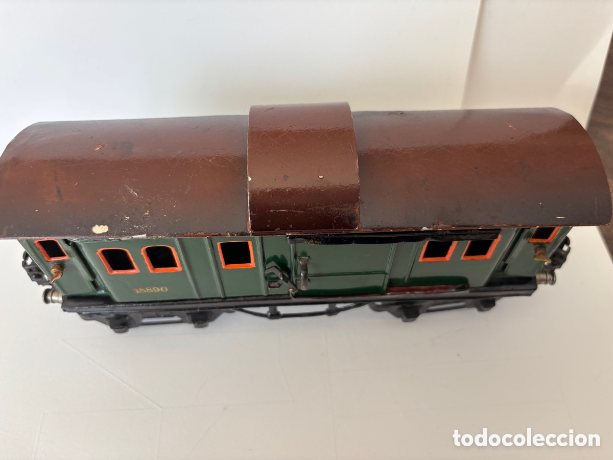 Trenes escala: Vag&oacute;n Marklin repintado escala 0 - Foto 3