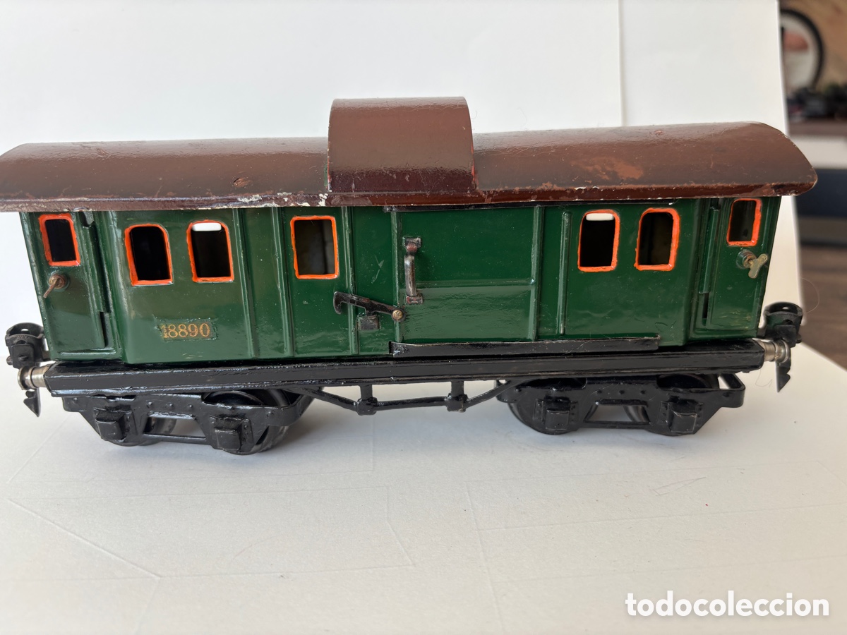 Trenes escala: Vag&oacute;n Marklin repintado escala 0 - Foto 6