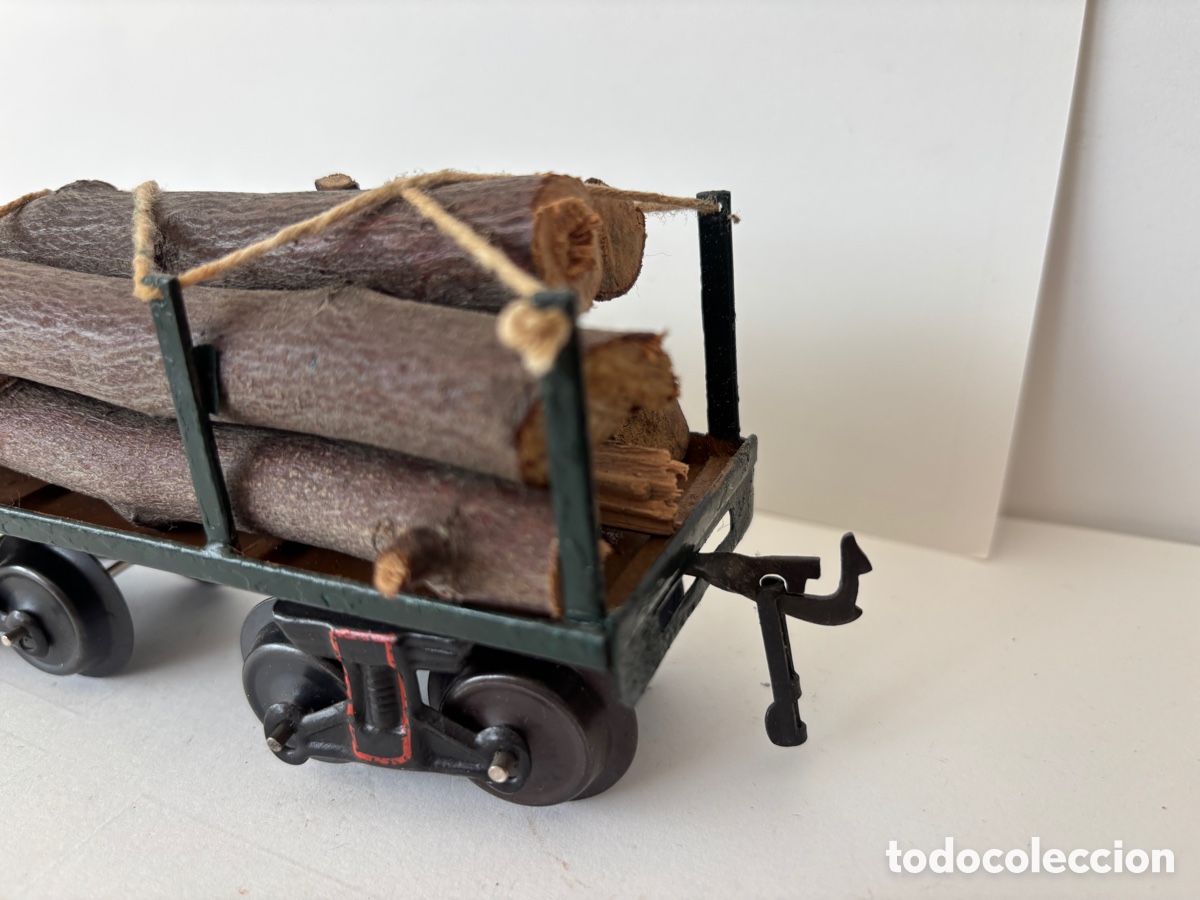 Trenes escala: Vag&oacute;n telero GBN escala - Foto 3