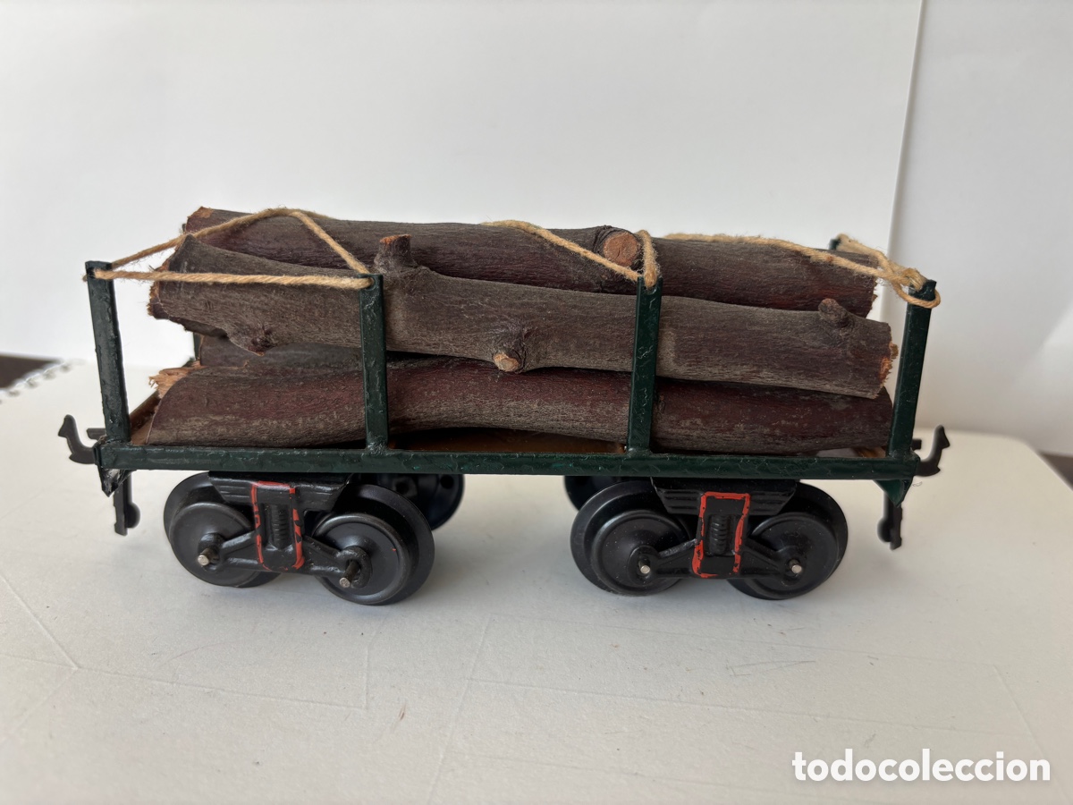 Trenes escala: Vag&oacute;n telero GBN escala - Foto 4