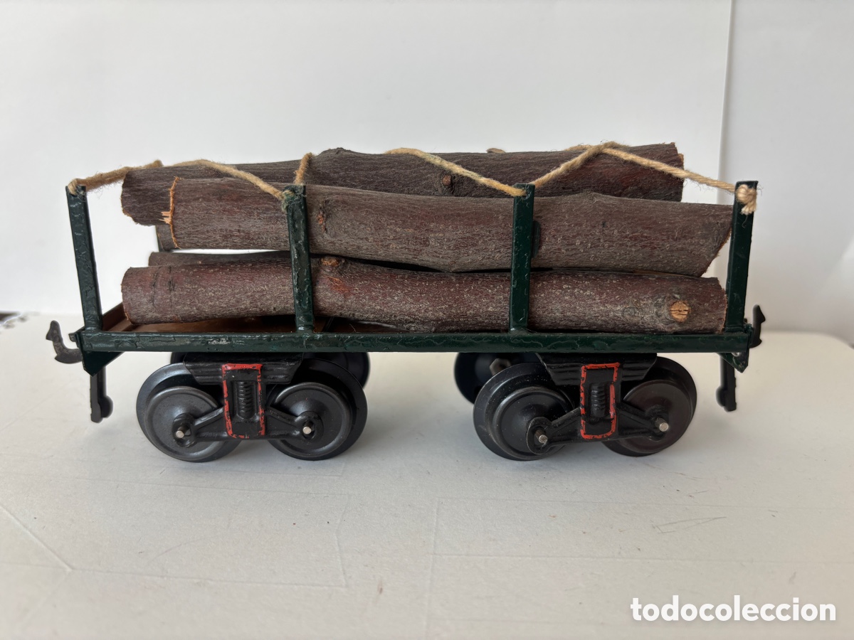 Trenes escala: Vag&oacute;n telero GBN escala