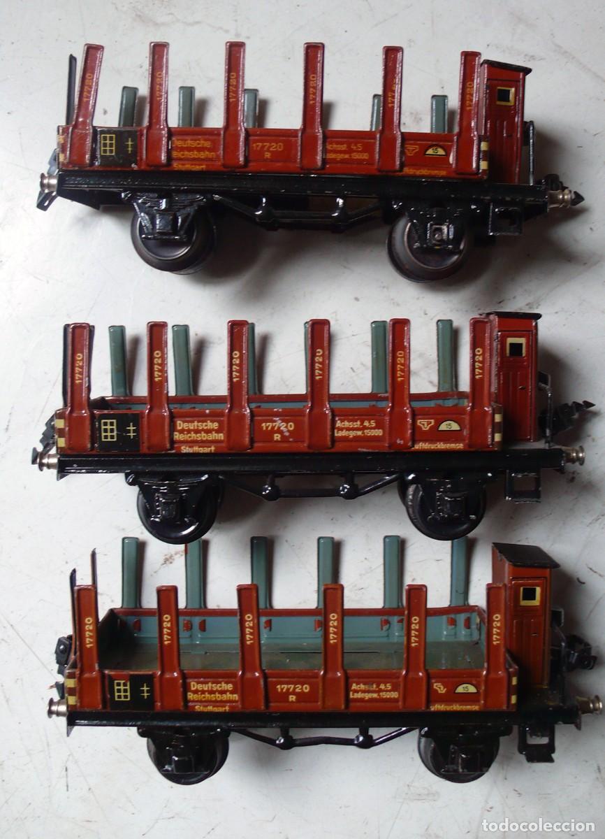 Trenes escala: lote de vagones Marklin en escala 0. A&ntilde;os 1930-1950