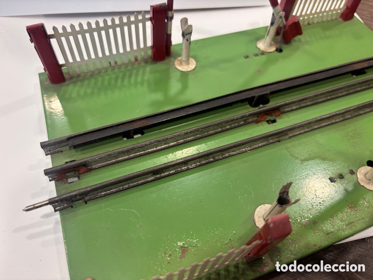 Trenes escala: Paso a nivel para escala 0 - Foto 5