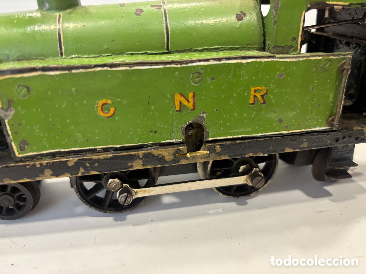 Trenes escala: Locomotora de cuerda escala 0 - Foto 3