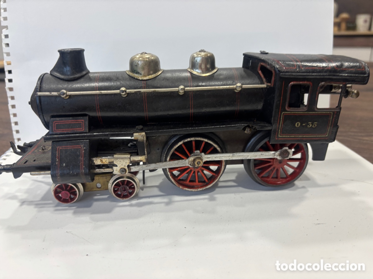 Trenes escala: Locomotora a cuerda escala 0