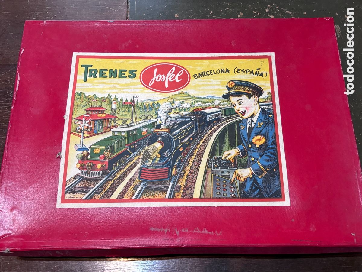 Modelleisenbahnen: Tren maqueta antigua para ni&ntilde;os. Trenes Josfel