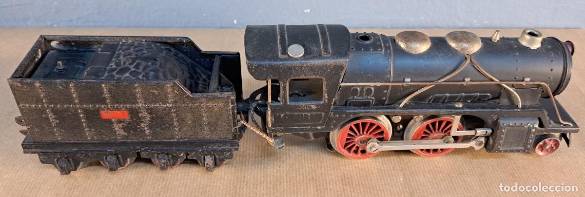 Comboios Escala: Locomotora el&eacute;ctrica PAY&Aacute; con tender, escala 0, a&ntilde;os 40-50