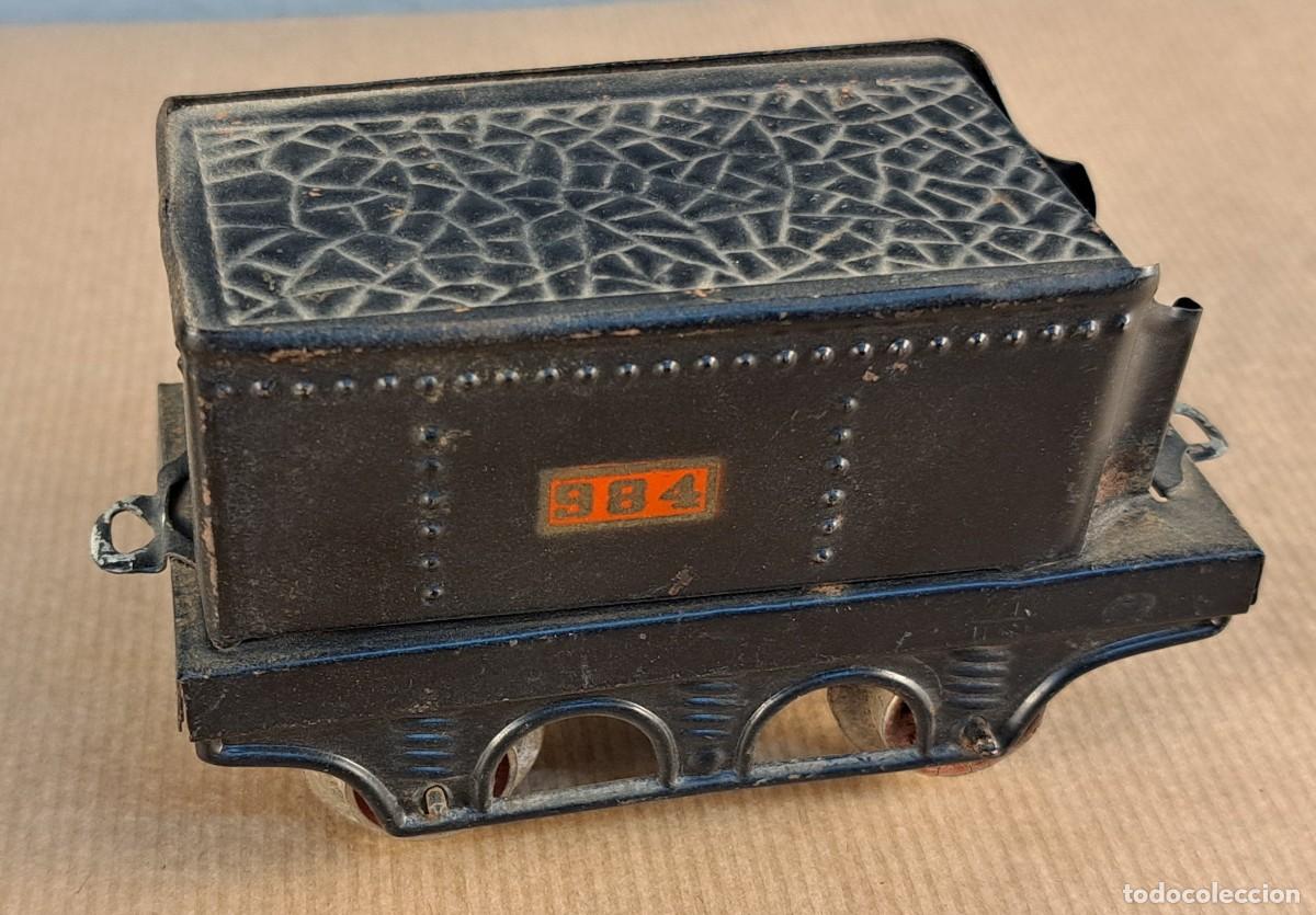 Trenes escala: Vag&oacute;n carbonero Rico n&ordm; 984 escala 0, a&ntilde;os 50