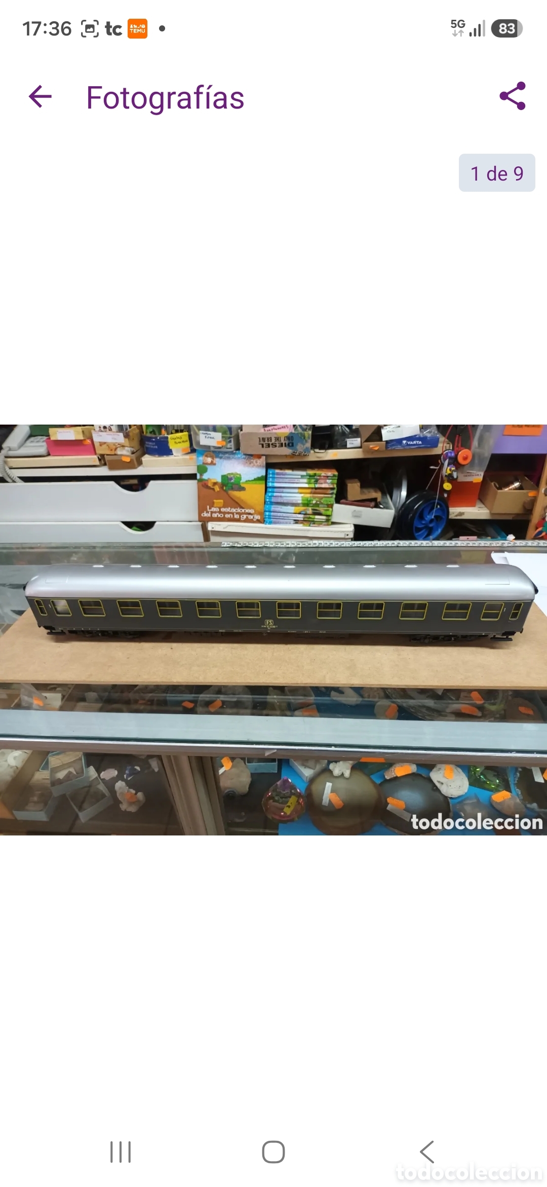 Trenes escala: Vagon rivarossi 7794 escala 0