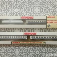 Trenes Escala: ARNOLD PACK RENFE SERIE 252 + COCHES ESCALA N