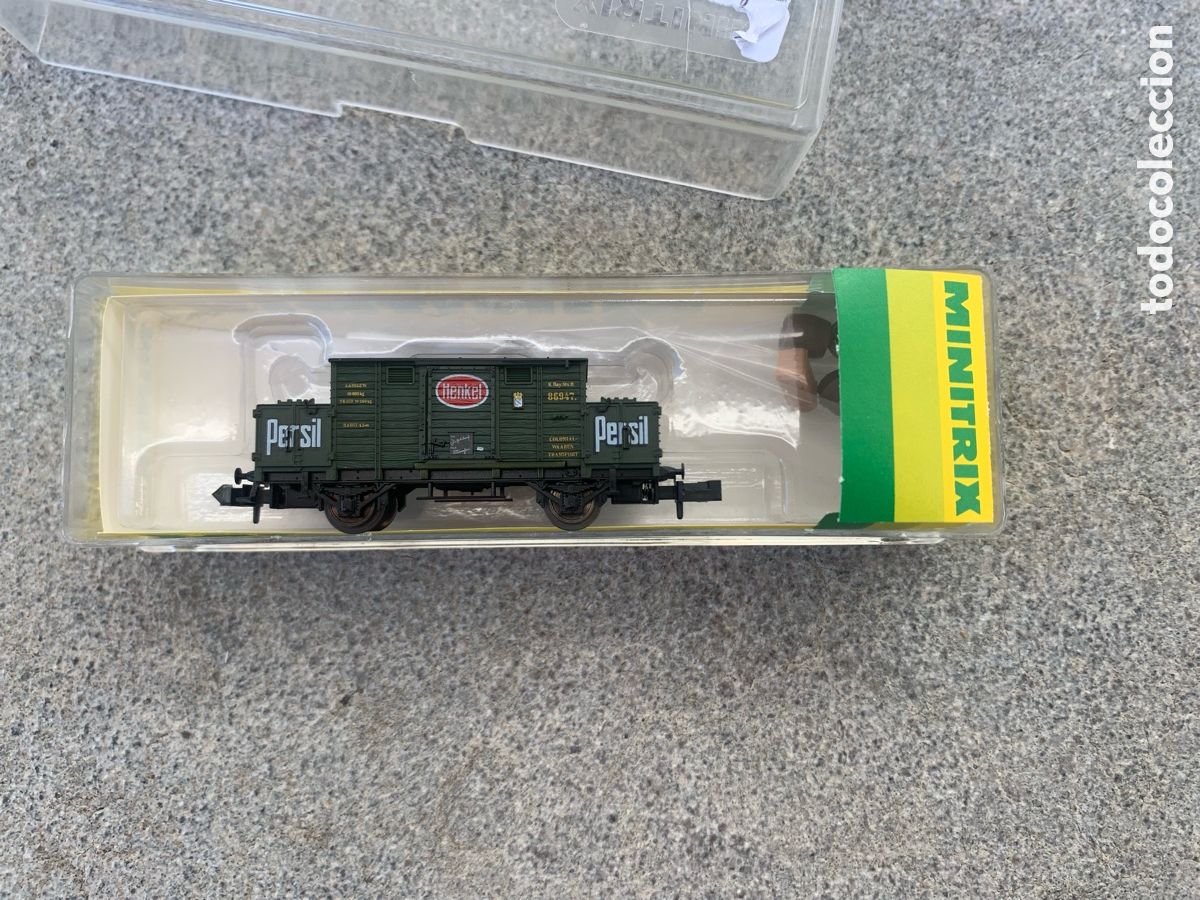Trenes escala: Vagon de carga verde ARNOLD EACALA 13611 - Foto 1