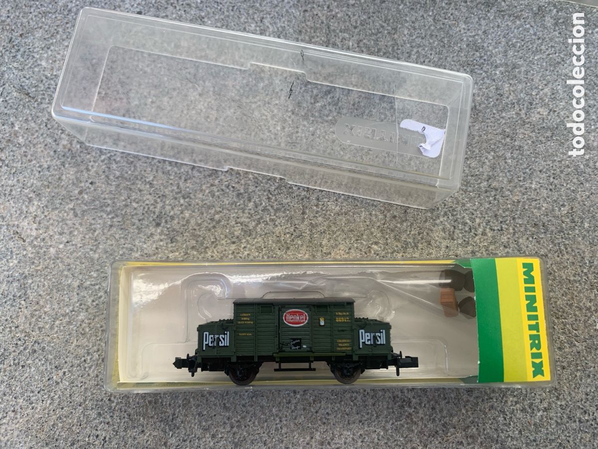Trenes escala: Vagon de carga verde ARNOLD EACALA 13611 - Foto 3