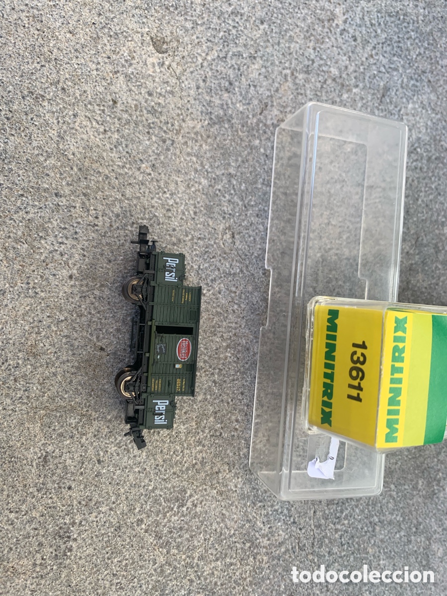 Trenes escala: Vagon de carga verde ARNOLD EACALA 13611 - Foto 5