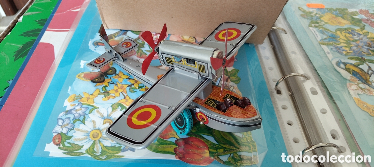 Modelleisenbahnen: 1 avi&oacute;n de hojalata PAY&Aacute; original replica de antiguos