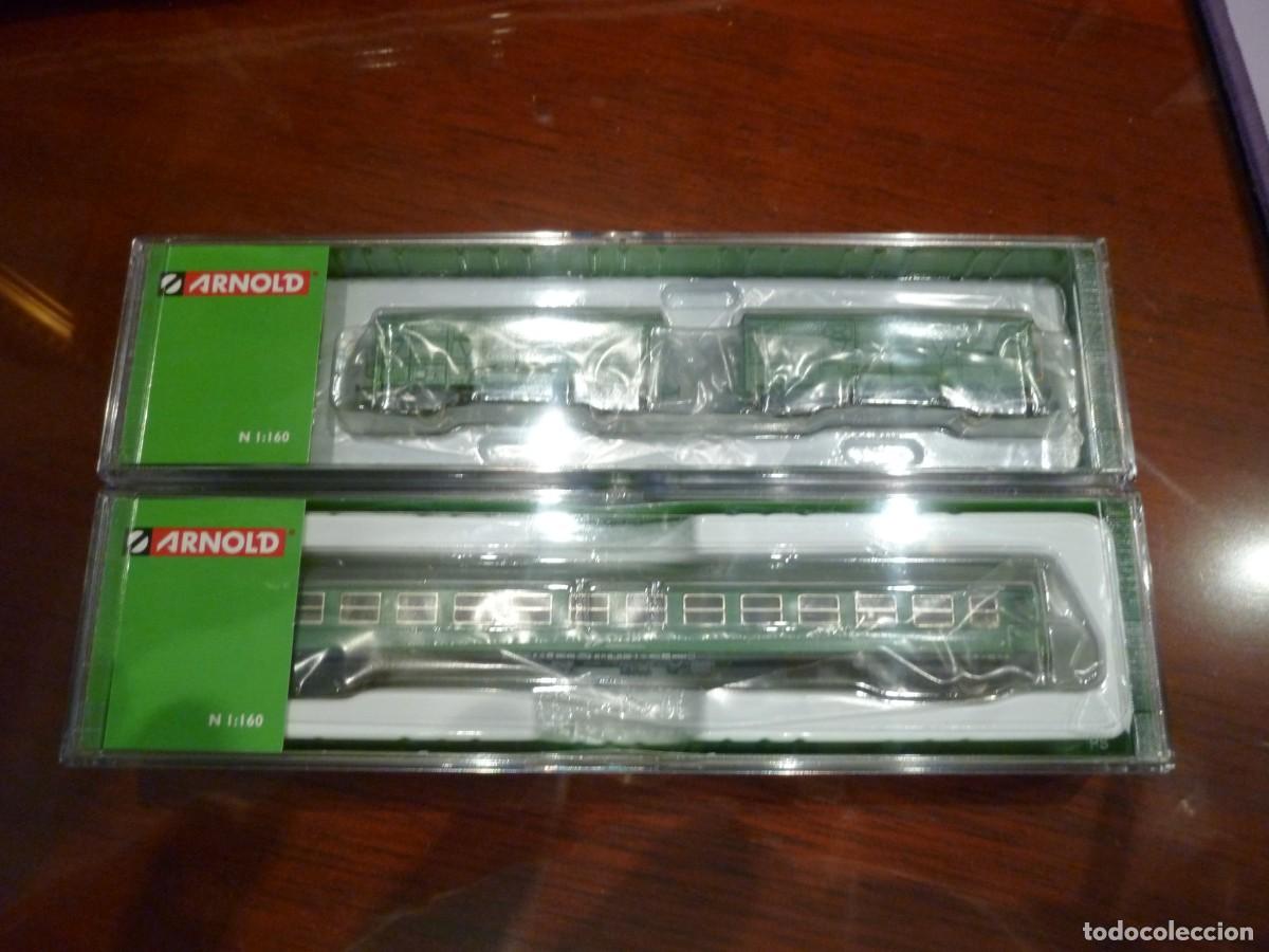 Trenes Escala: COMPOSICI&Oacute;N TREN MAQUINARIA DE V&Iacute;A ADIF DE ARNOLD COMPLETO