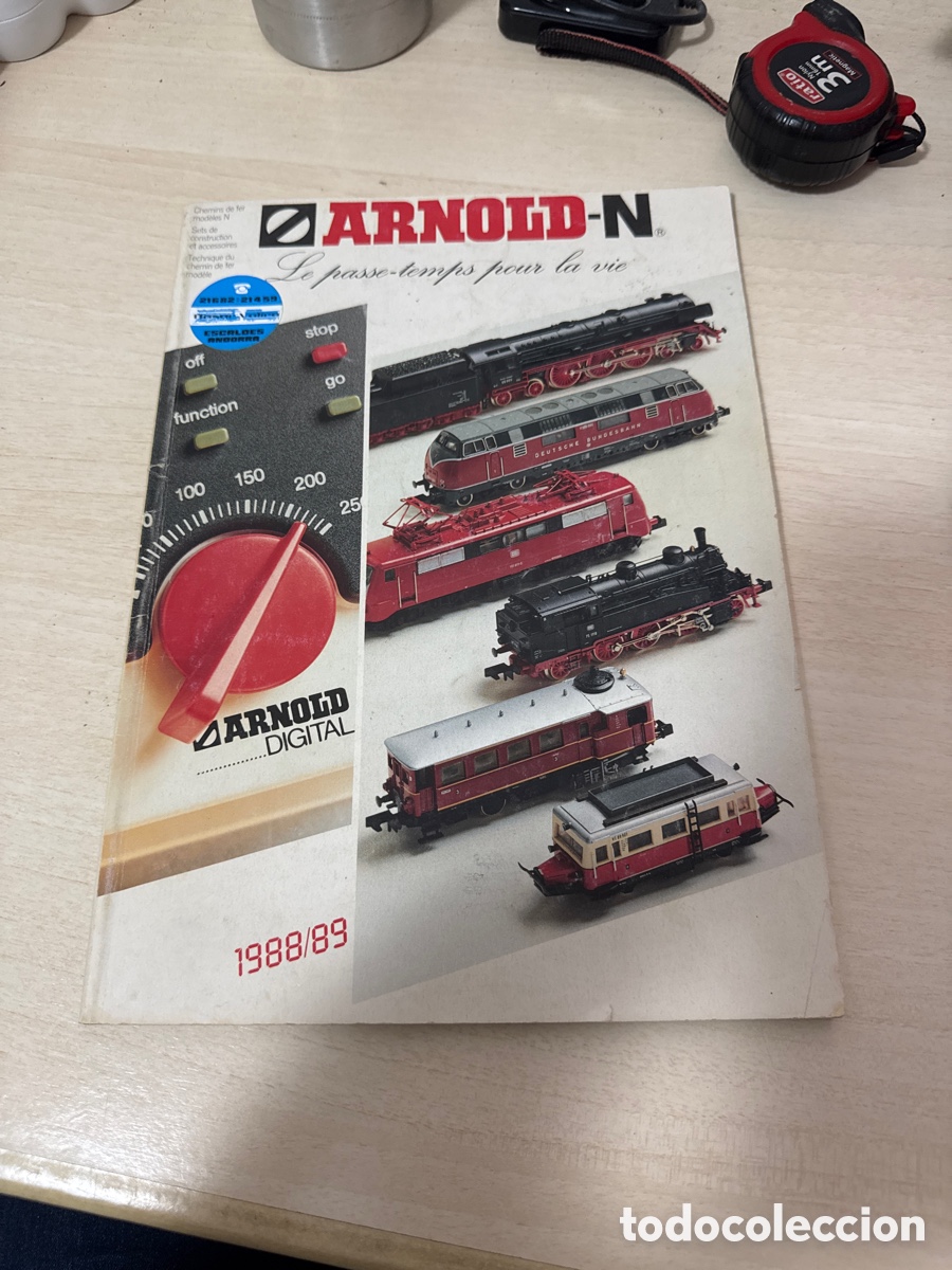 Trenes Escala: CAT&Aacute;LOGO ARNOLD ESCALA N 1988 1989 EN FRANC&Eacute;S