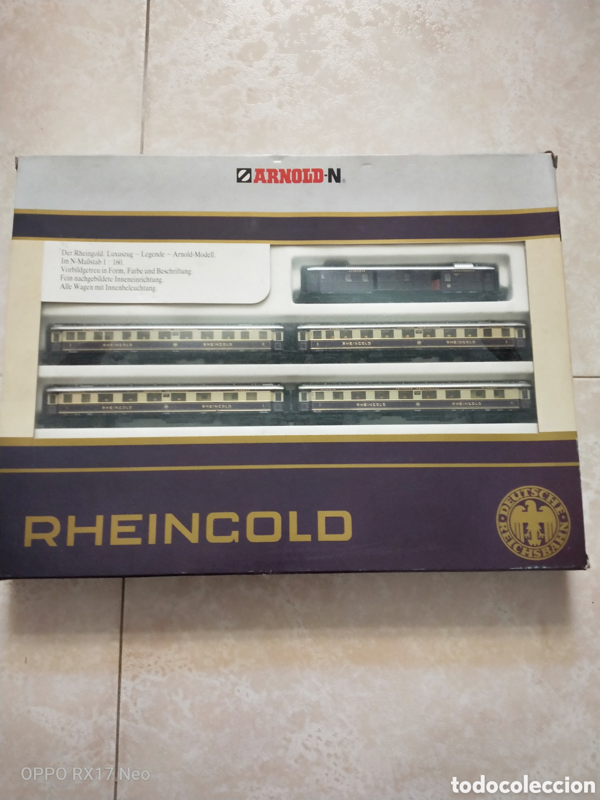 Trenes Escala: CONJUNTO MAQUINA DE TREN ARNOLD-N A ESTRENAR RHEINGOLD 0143