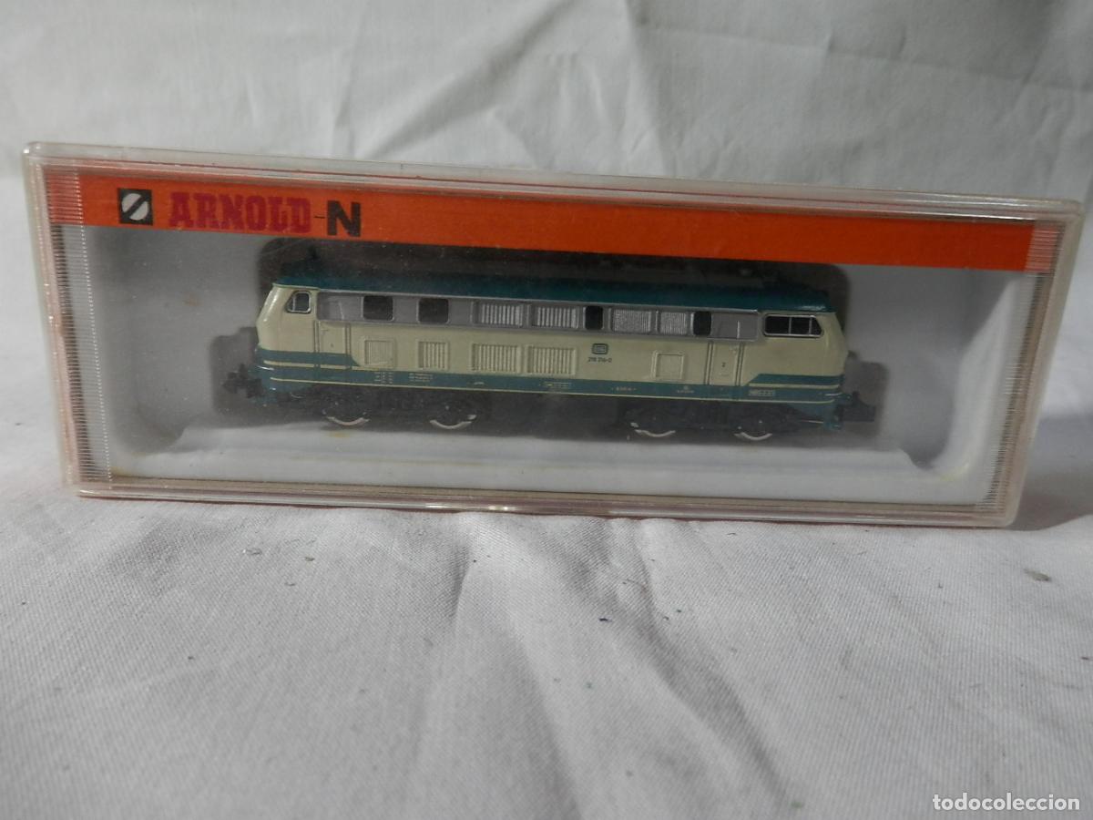 Trenes escala: LOCOMOTORA DIESEL DE LA DB ESCALA N DE ARNOLD