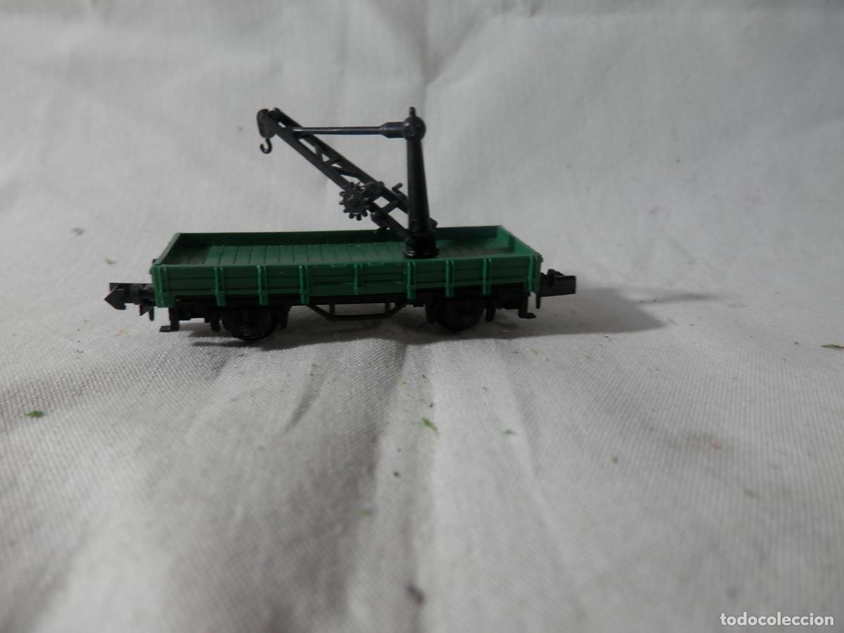 Trenes escala: VAGON GRUA ESCALA N DE ARNOLD