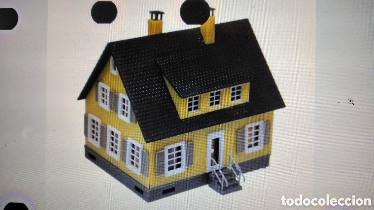 Trenes escala: Maqueta de una casa completa en Dos paquetes sin abrir
